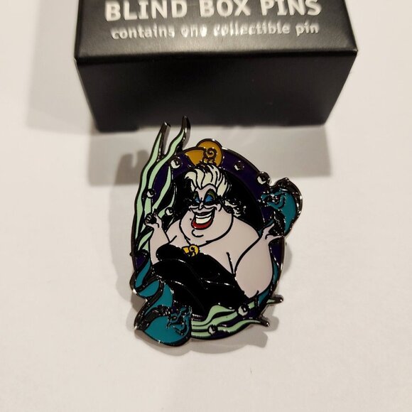 Loungefly Disney Villains Ursula Portrait Blind Box Pin Opened NEW - Picture 3 of 10